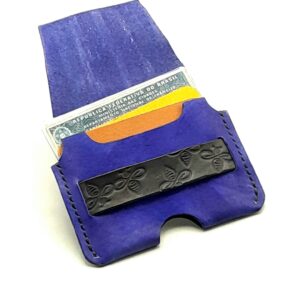 Porta Cartão Azul e Azul Marinho